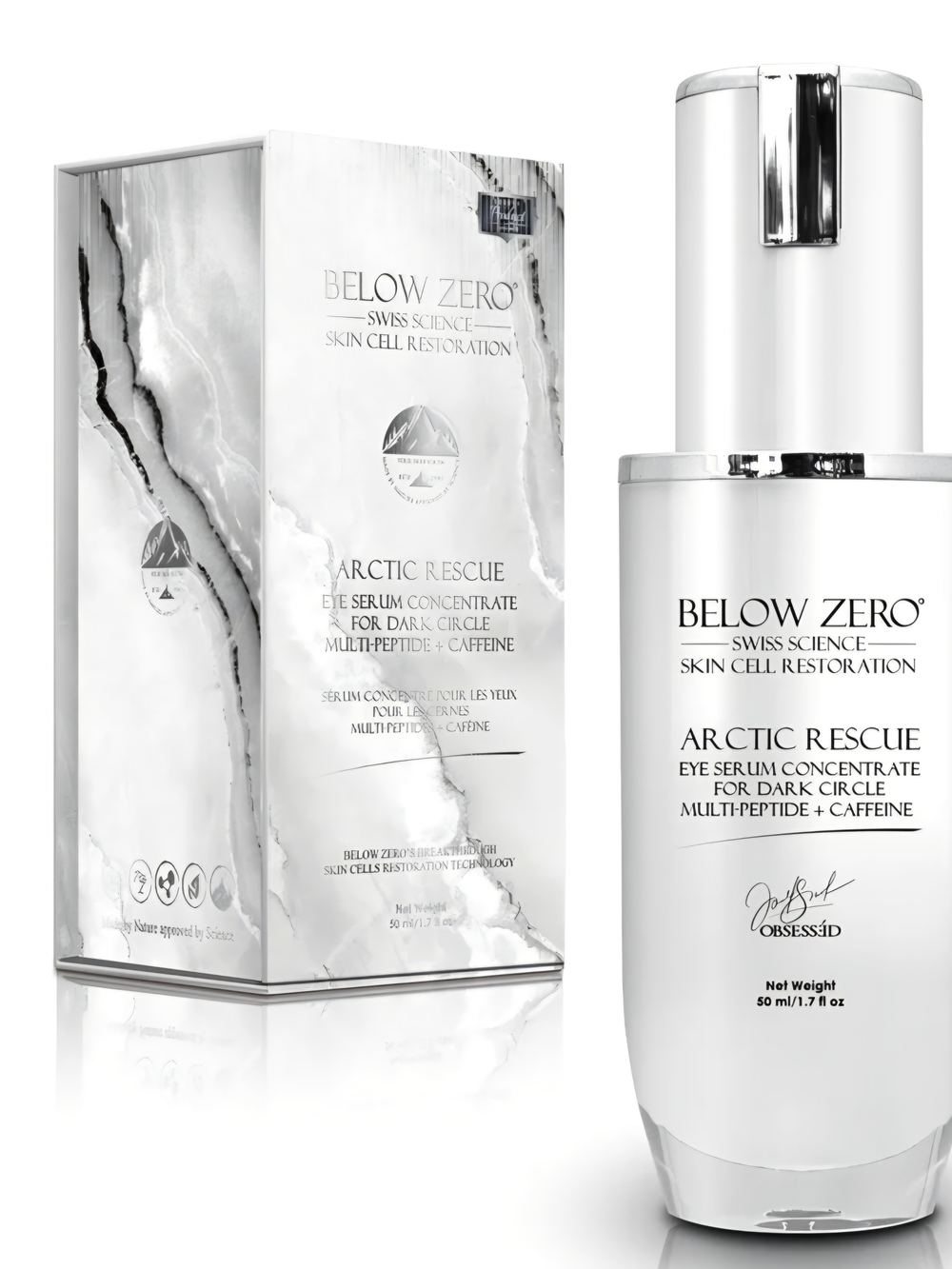 Below Zero Arctic Rescue Eye Serum Concentrate — White